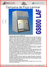Cabina Flujo Laminar GS800 LAF