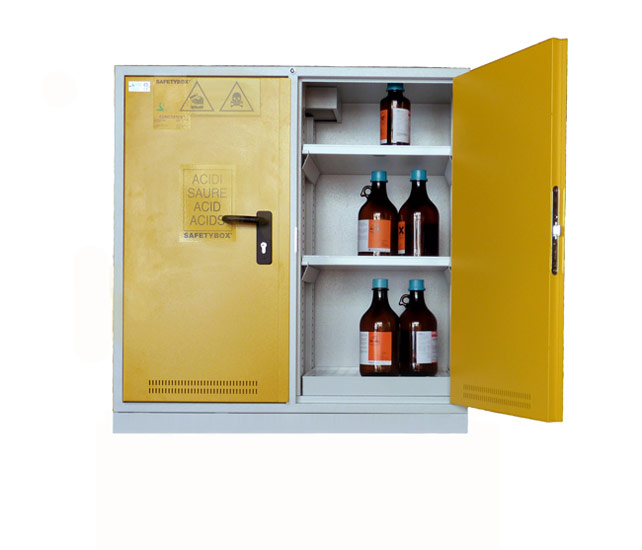 ARMARIOS DE SEGURIDAD QUIMICOS, ACIDOS, BASES AB 1100