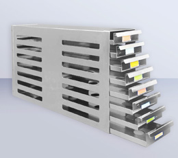 Racks para congeladores con bandejas