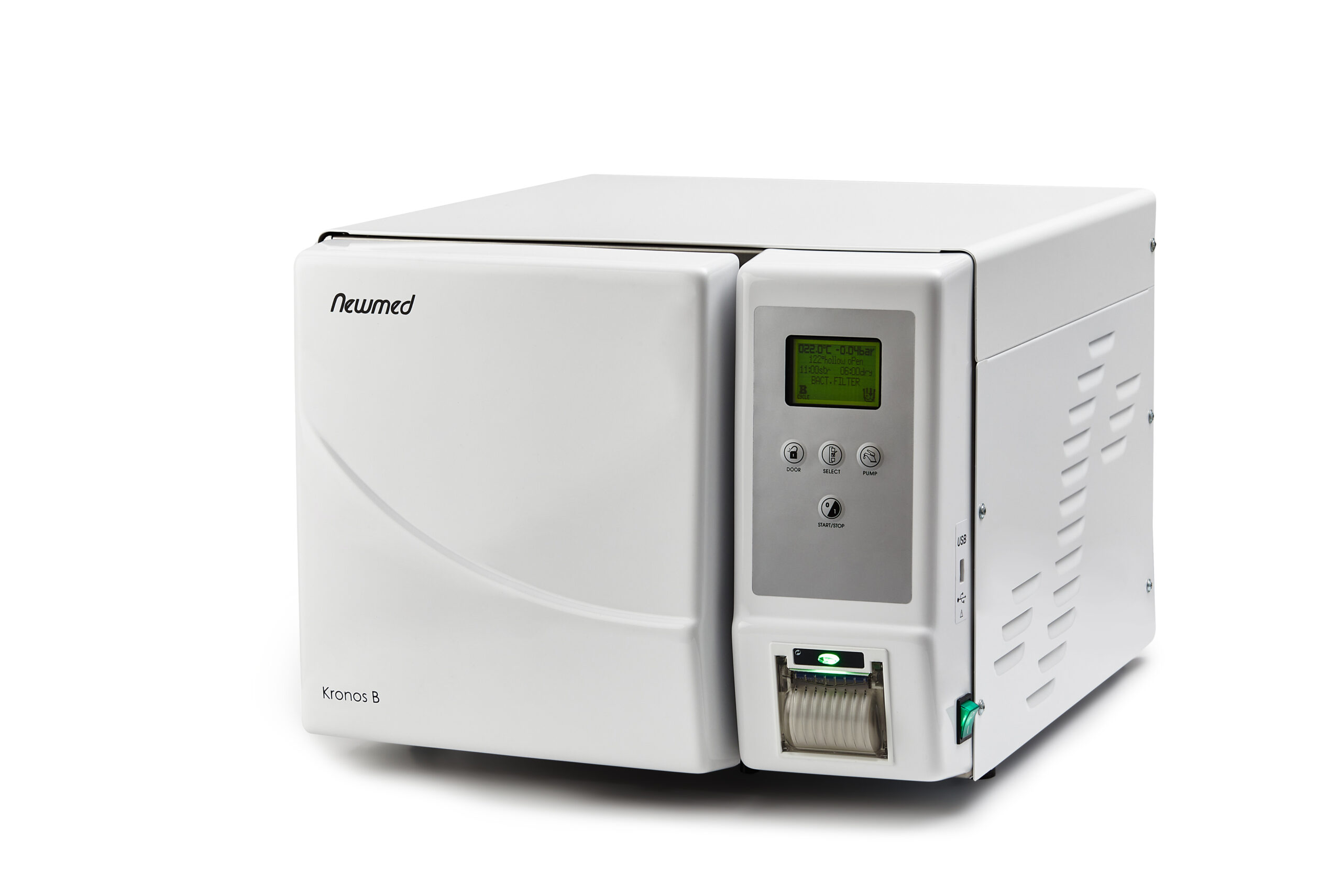 Autoclave de sobremesa Newmed Clase S 6 litros serie Kronos