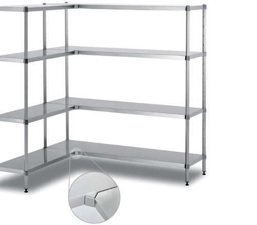 Estanterías de acero inoxidable para cámaras frías