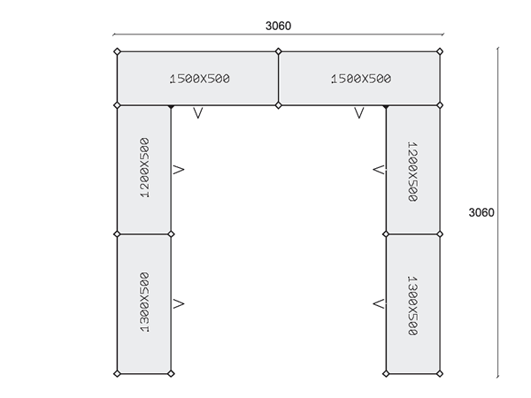 Plano de distribución