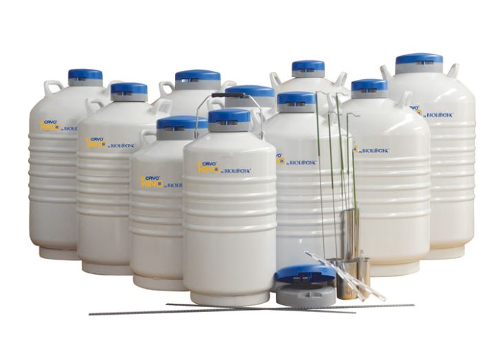 Recipientes de almacenamiento de nitrógeno líquido